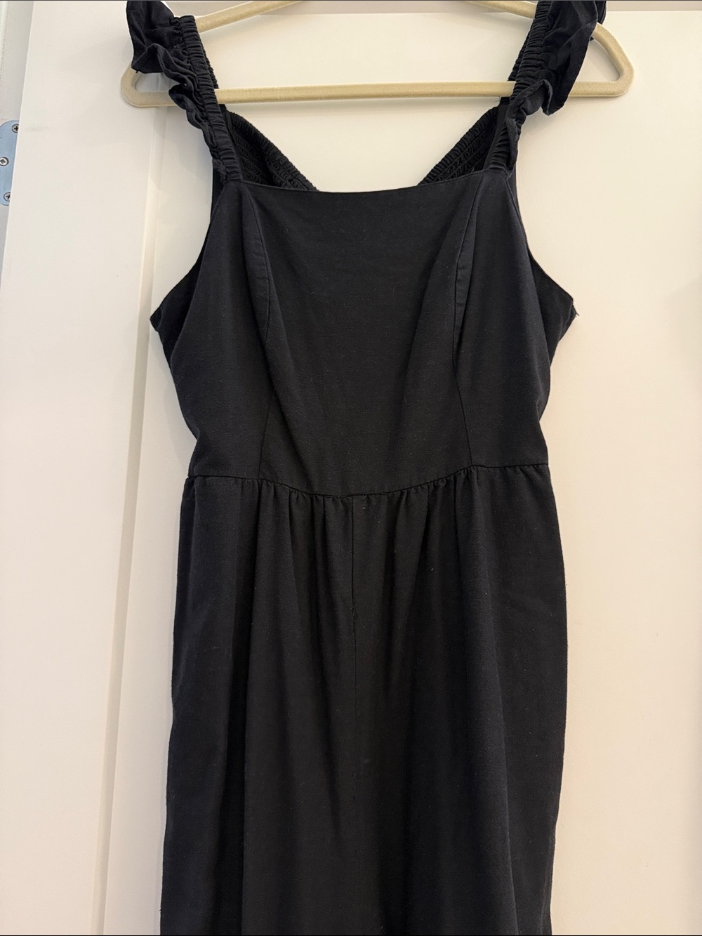 Sincerely Jules Black Linen Jumpsuit